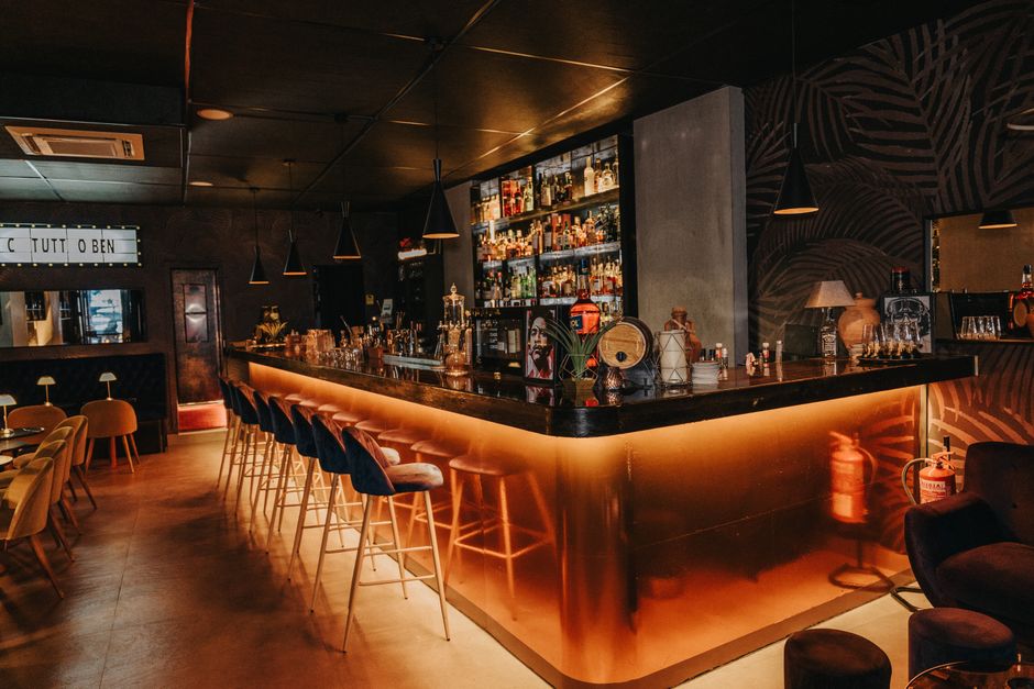 Elegant bar lounge