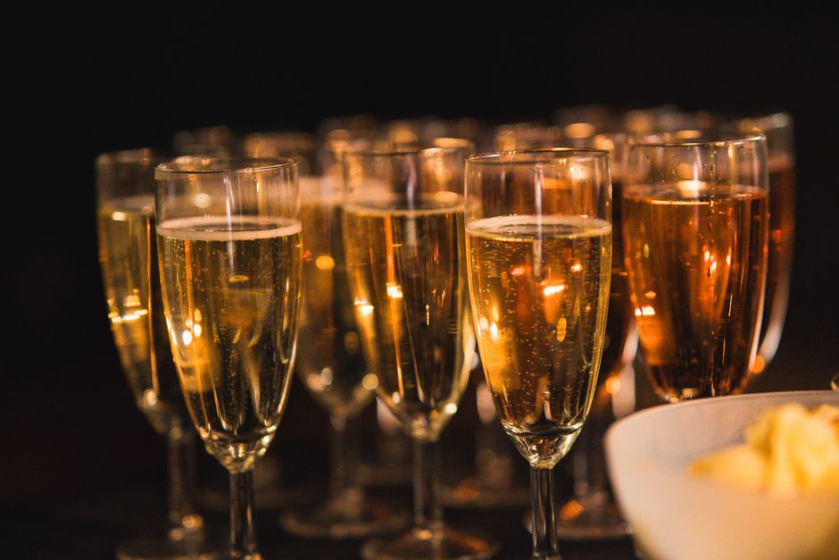 Champagne glasses