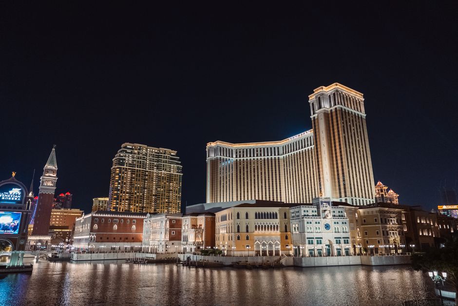 Resort at night