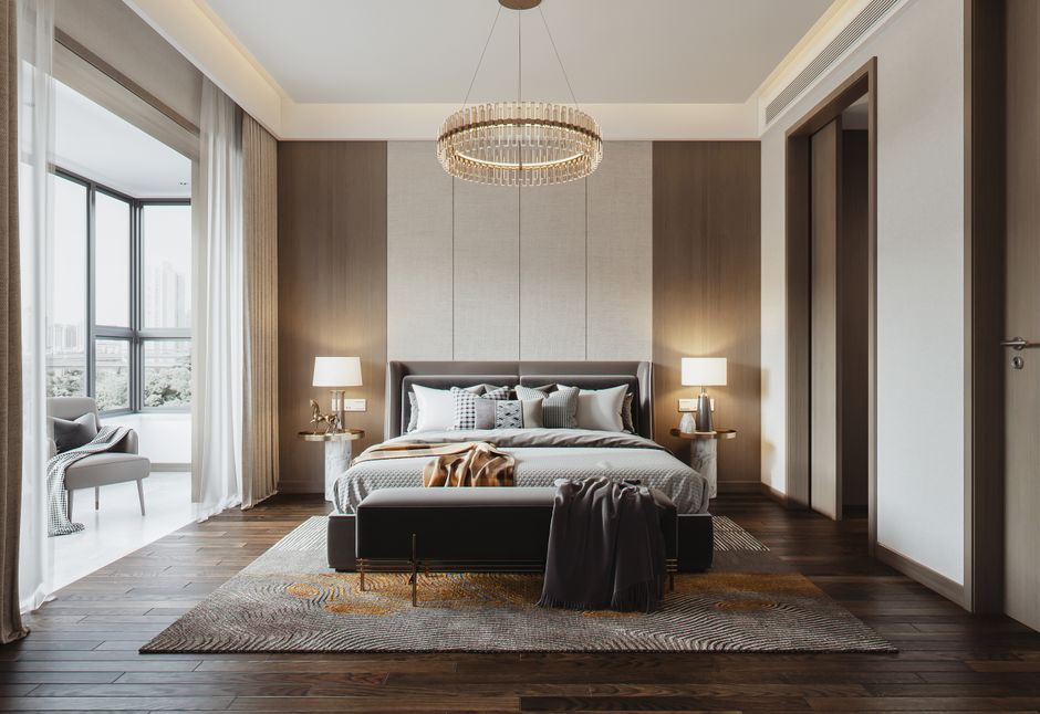 Luxury hotel suite